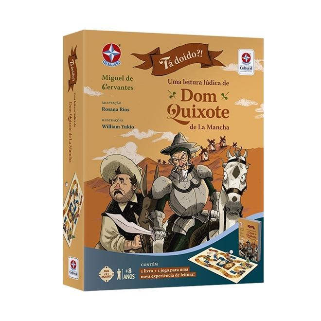 Livro Jogo Tá Doido?!Aventura Lúdica de Dom Quixote Estrela - 1