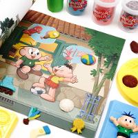 Livro Jogando Limpo Cebolinha eCascão c/ Super Massa Estrela - 2