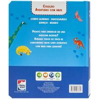 Livro Aventuras com Abas Dinossauros - Happy Books   - 2