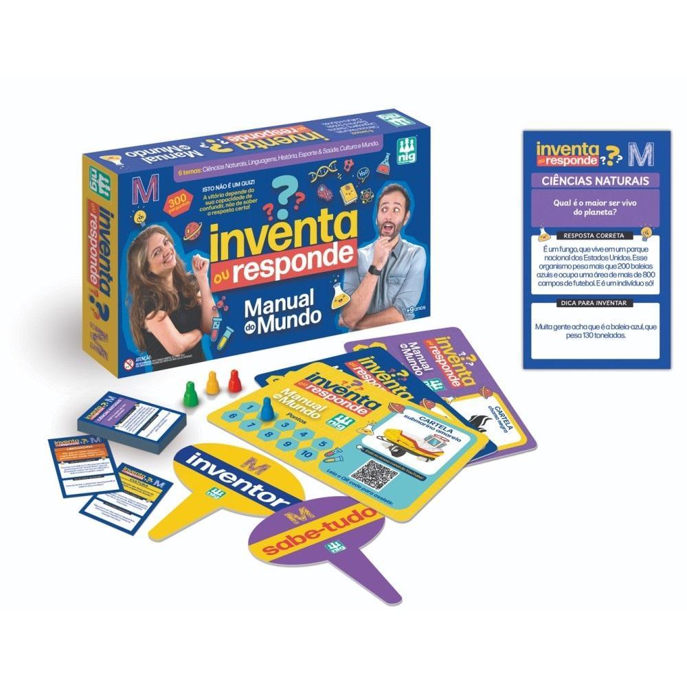 Jogo Inventa ou Responde Manual do Mundo - Nig - 1
