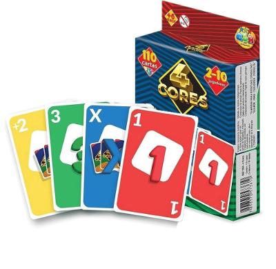 Jogo Infantil De Cartas 4 Cores - GGB