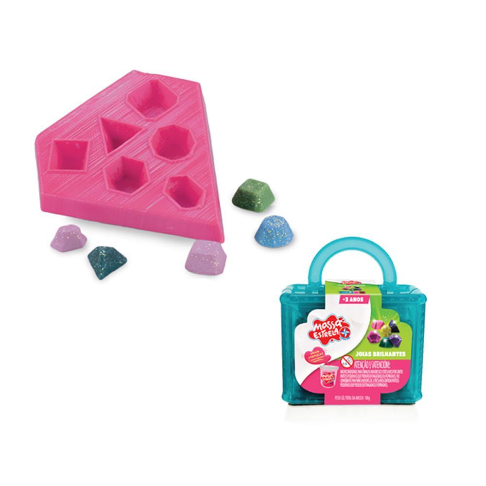 Maleta Kit Joias Brilhantes - Massa Estrela - 1