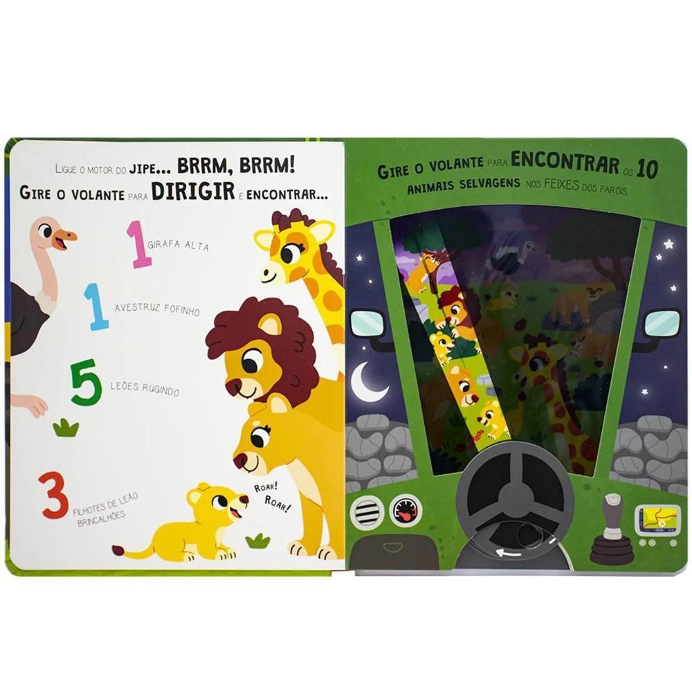 Livro Lanterna: Safari - Dirija & Procure - Happy Books - 2