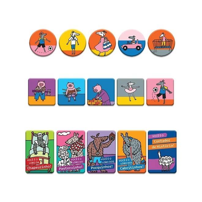 Livro Vai, Lobo com Jogo - Estrela - 5