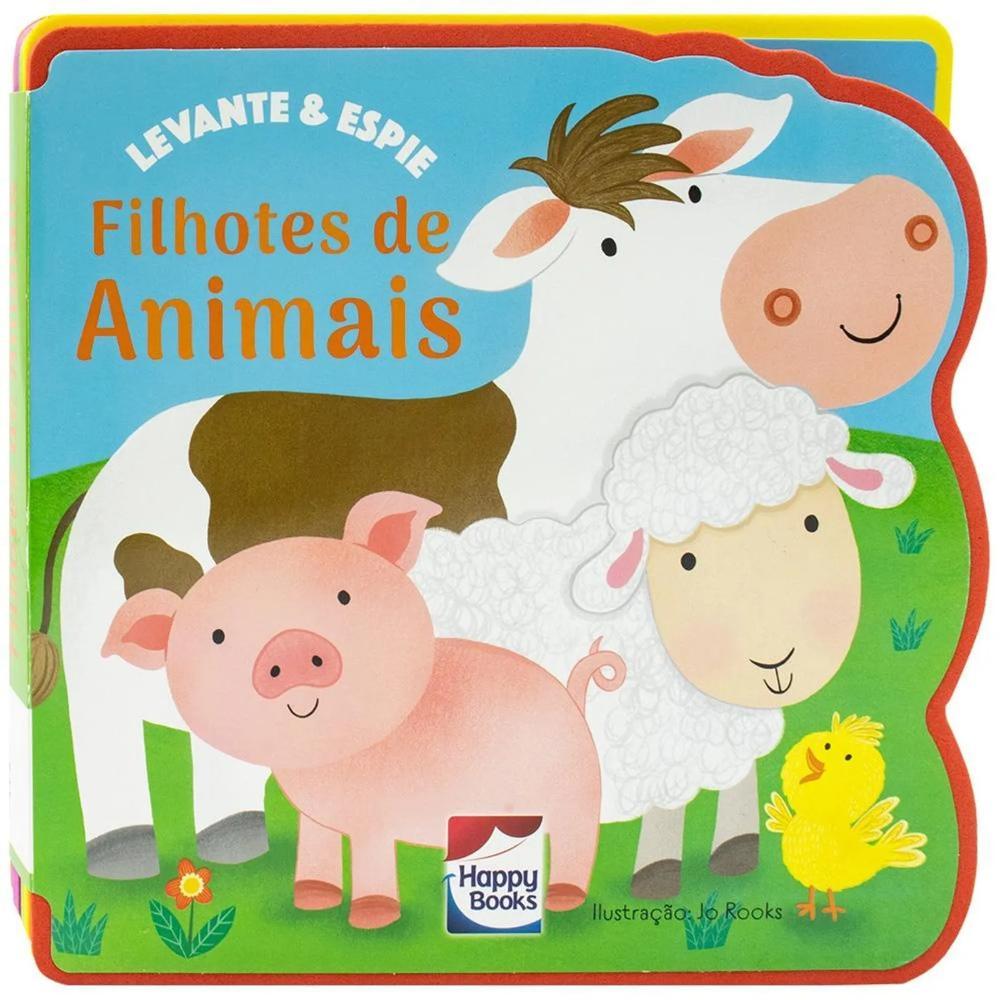 Livro Levante e Espie: Filhotes de Animais - Happy Books - 1