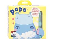 Livro-Fantoche Banho Popo escova os dentes Amarelo - Happy - 1