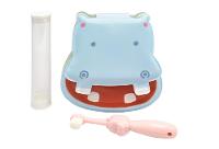 Livro-Fantoche Banho Popo escova os dentes Amarelo - Happy