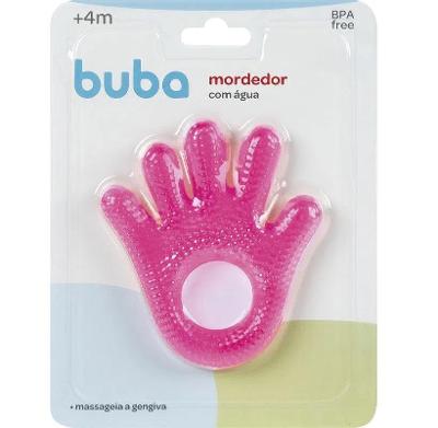 Mordedor Mãozinha De Água Rosa - Buba