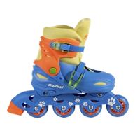 Patins In Line Azul e Laranja 30 a 33 Ajustáveis - Fênix - 2