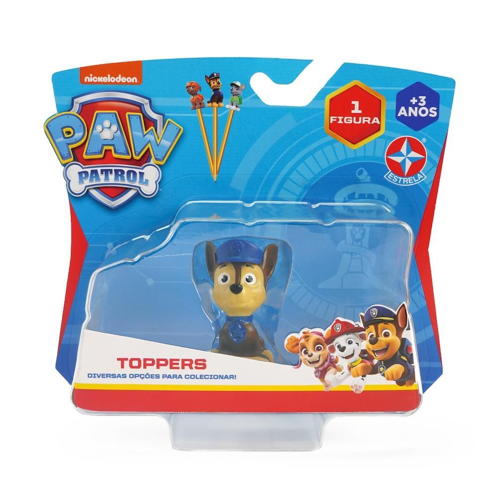 Patrulha Canina - Topper Unitário - Chase - Estrela - 1