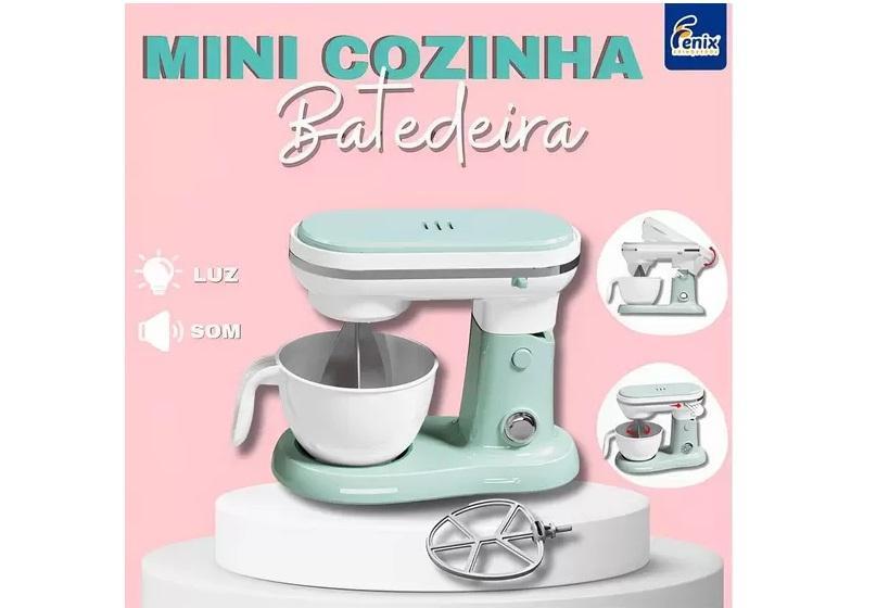 Mini Cozinha Batedeira Infantil Com Acessórios - Fenix - 3