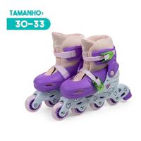 Patins Inline Roxo Prata 30 ao 33 - Fênix - 2