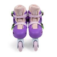 Patins Inline Roxo Prata 30 ao 33 - Fênix - 3