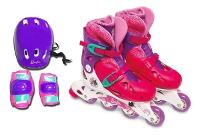 Patins da Barbie Ajustável M2 33 ao 36 - Fun Toys - 1