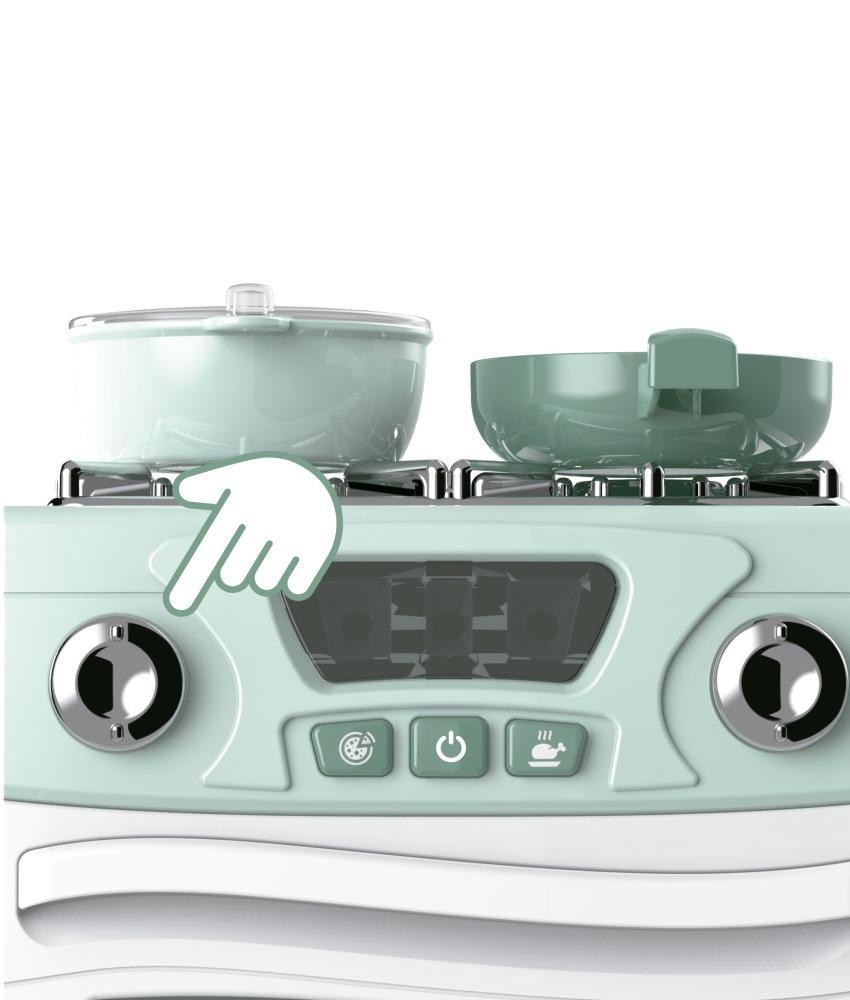 Mini Cozinha - Fogão com Som - Fênix - 4