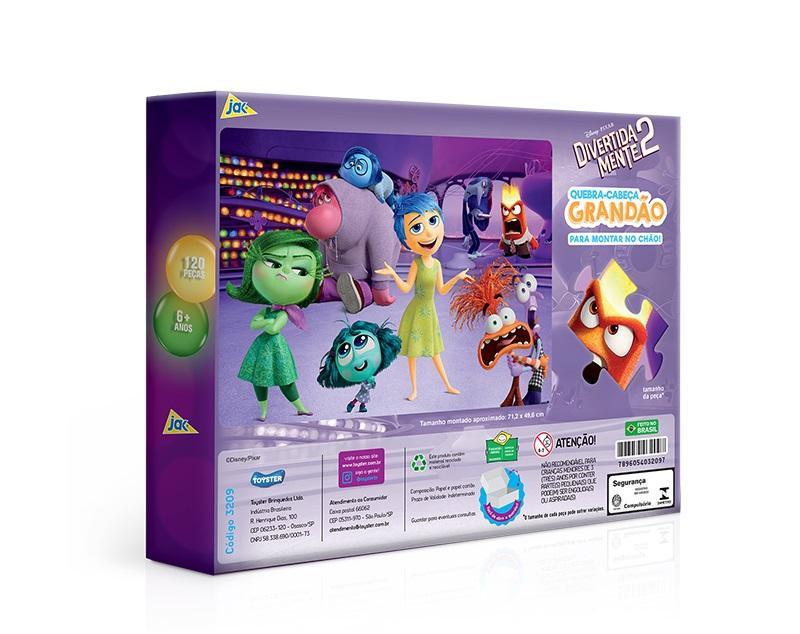 Quebra-Cabeça Divertidamente 2 120 peças grandão- Toyster - 4