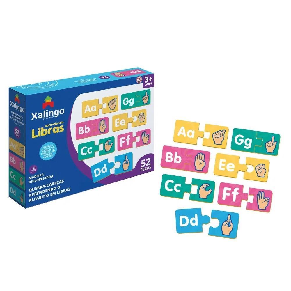 Quebra-Cabeça - Aprendendo Libras - Xalingo - 1