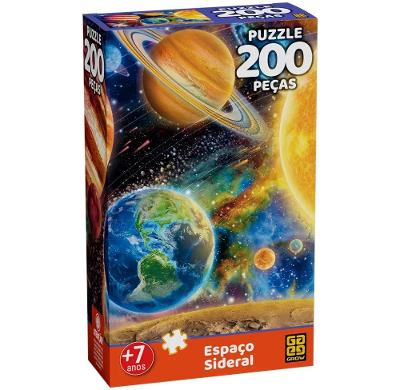 Puzzle 200 peças Espaço Sideral - Grow