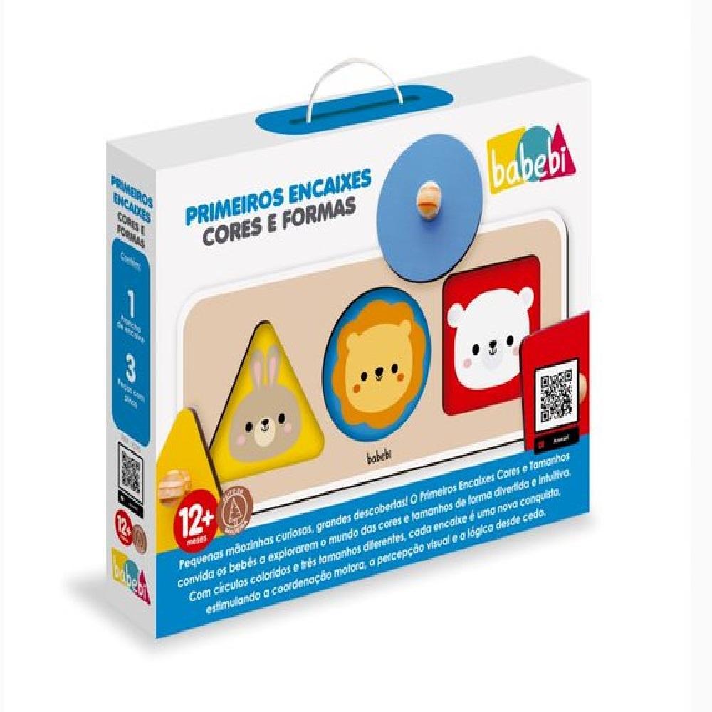 Primeiros Encaixes Cores e Formas - Babebi - 1
