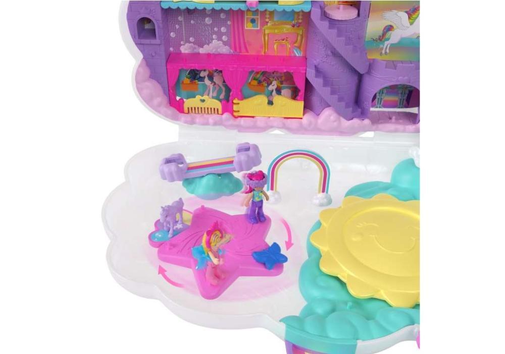 Polly Pocket Salão De Unicórnio Arco-íris - HKV51 - Mattel - 5