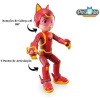 Petronix Boneco Articulado Matt com Luz e Som - Fun Toys - 3