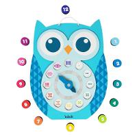 Relógio Educativo Aprendendo As Horas Com A Corujinha Babebi - 2