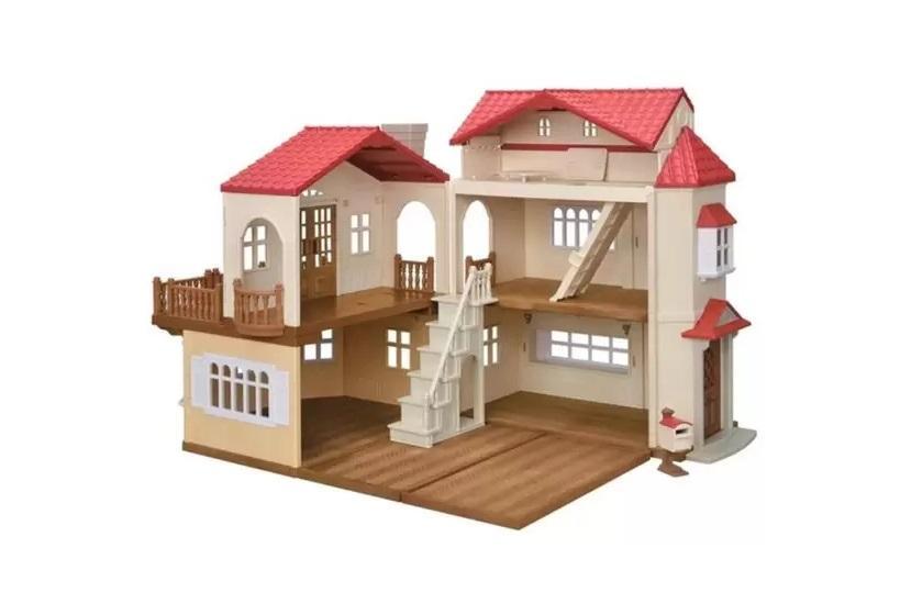 Sylvanian Casa Telhado Vermelho Sótão Secreto - Epoch Magia - 3