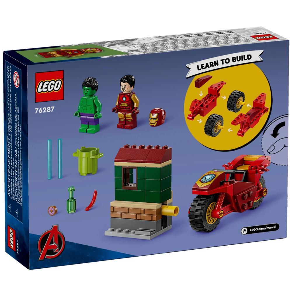 Lego 76287 Marvel - Homem de Ferro com Bicicleta e o Hulk - 4