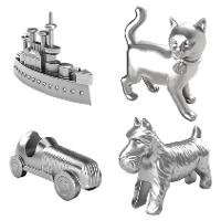 Jogo Monopoly 4 Grab e Go - F8256 - Hasbro - 3