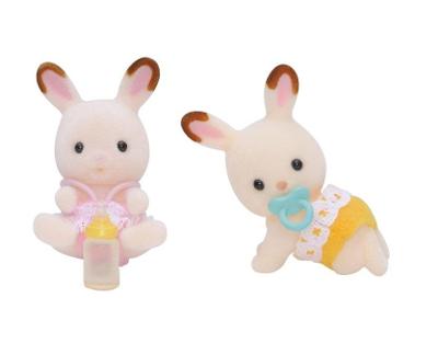 Sylvanian Families Gêmeos Coelhos Chocolate - 5080 - Epoch