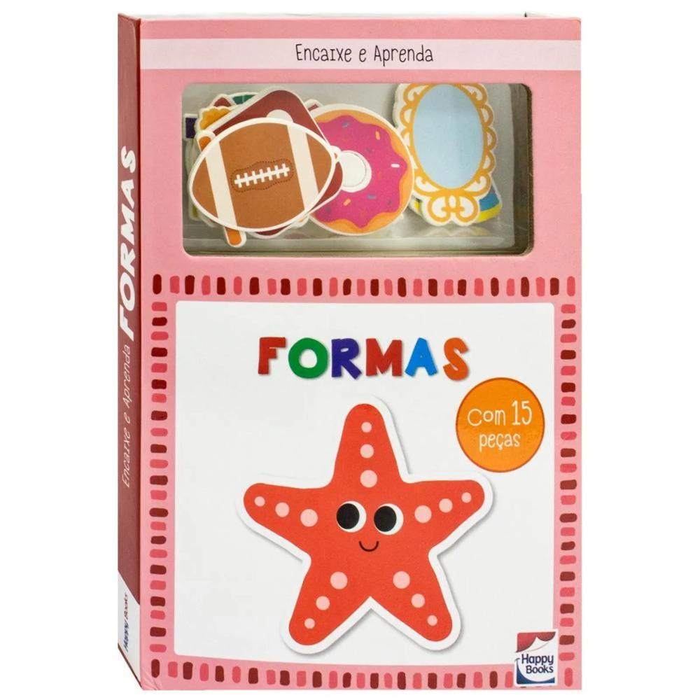 Encaixe e Aprenda: Formas - Happy Books - 1