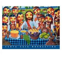 Quebra-Cabeça Puzzle 500 peças Santa Ceia Eduardo Lima- Grow - 3