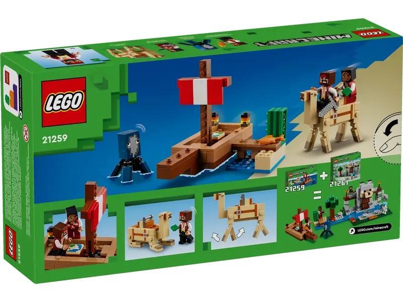 Lego 21259 - A Viagem do Barco Pirata - Minecraft  - 7
