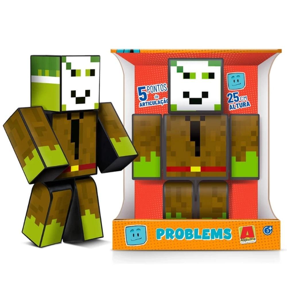 Boneco Articulado Stick 25cm Minecraft - Algazarra - 2
