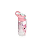 Copo Garrafa Tritan com Canudo 450ml ZOO Unicórnio - Buba - 2