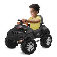 SuperJipe Reclinável Com Capota Passeio e Pedal - Preto - Bandeirante - 3