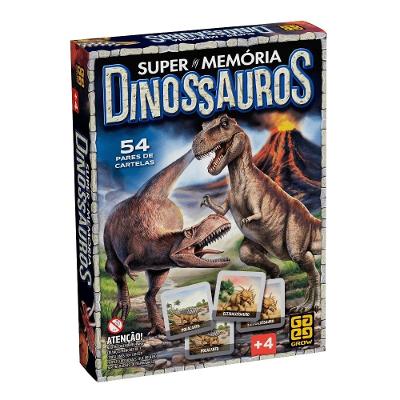 Jogo Da Memória Progressivo Dinossauros - Grow