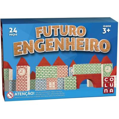 Blocos De Montar Futuro Engenheiro 24 Peças Coluna