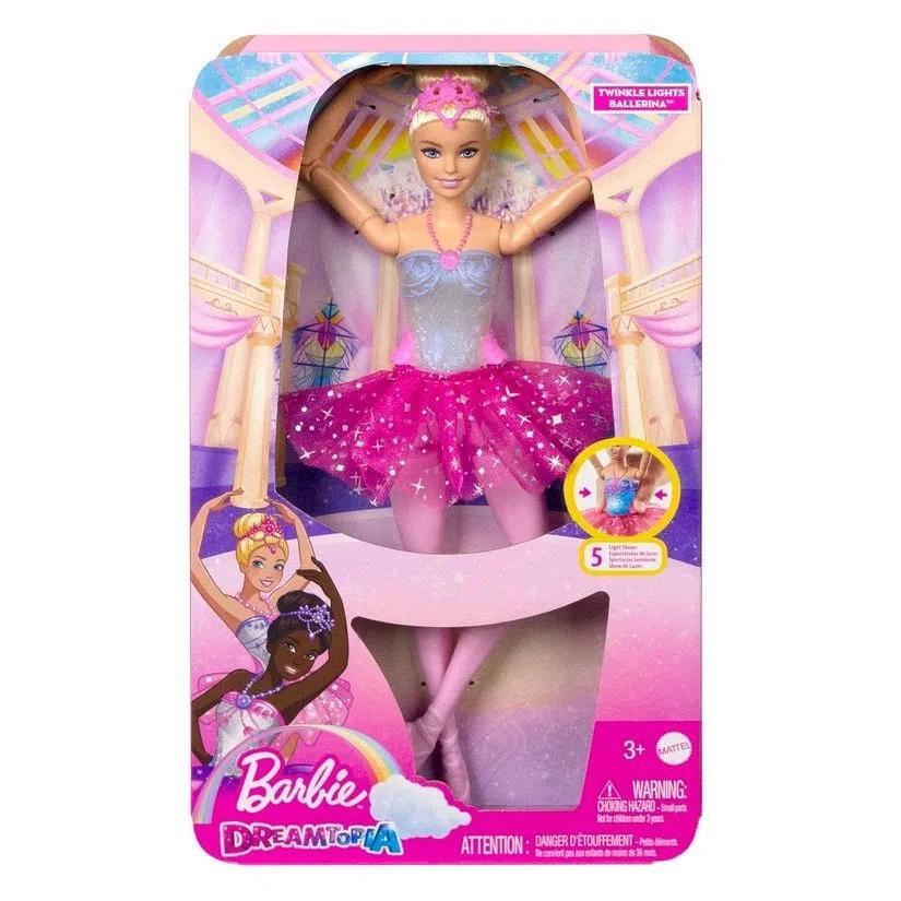 Barbie - Bailarina Luzes Brilhantes Rosa HLC25 - Mattel - 1