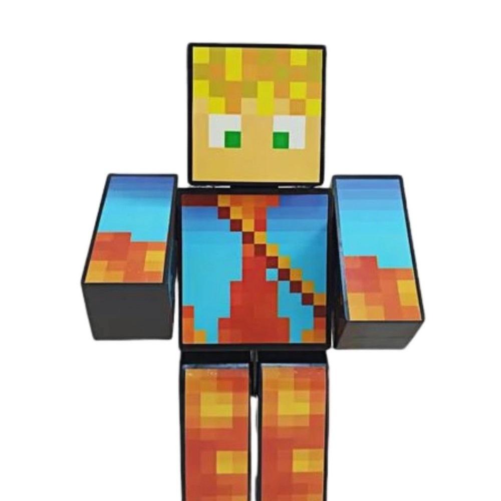 Boneco Articulado Lopers 35cm Minecraft - Algazarra - 1