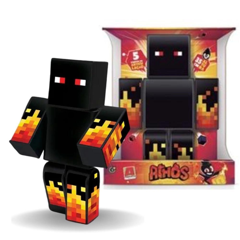 Boneco Articulado Athos 25cm Minecraft - Algazarra - 1