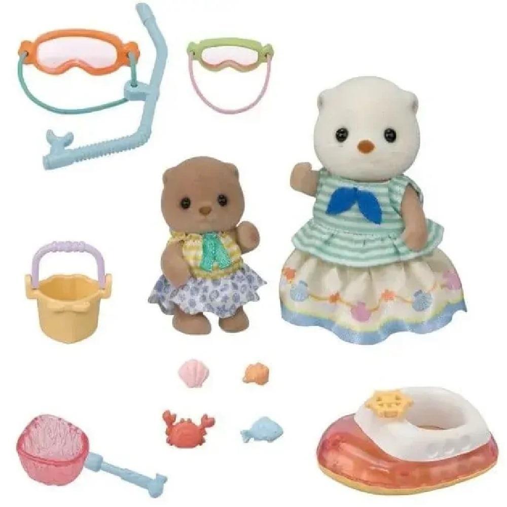 Sylvanian Families- Conjunto Snorkel Irmãs Sea - Epoch Magia - 2