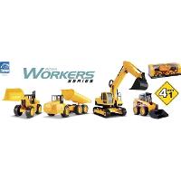 Trator Workers Series - 4 em 1 - Roma - 1