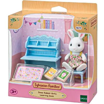 Sylvanian Families Escrivaninha Menina Coelho Neve - Epoch