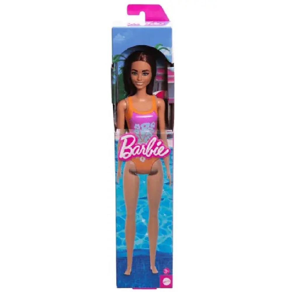 Boneca Barbie Praia com Maiô Rosa HXX50 - Mattel - 1