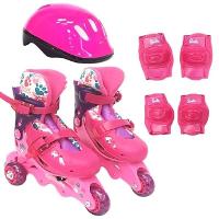 Barbie Patins 3 Rodas Ajustável 29 A 32 Com Acessórios - Fun - 1