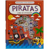 Livro de Atividades com Adesivos: Piratas - Happy Books - 1