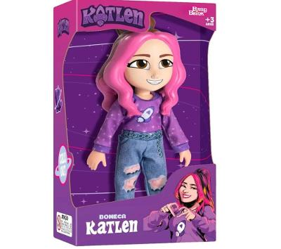 Boneca Katlen dos Rosa - Baby Brink