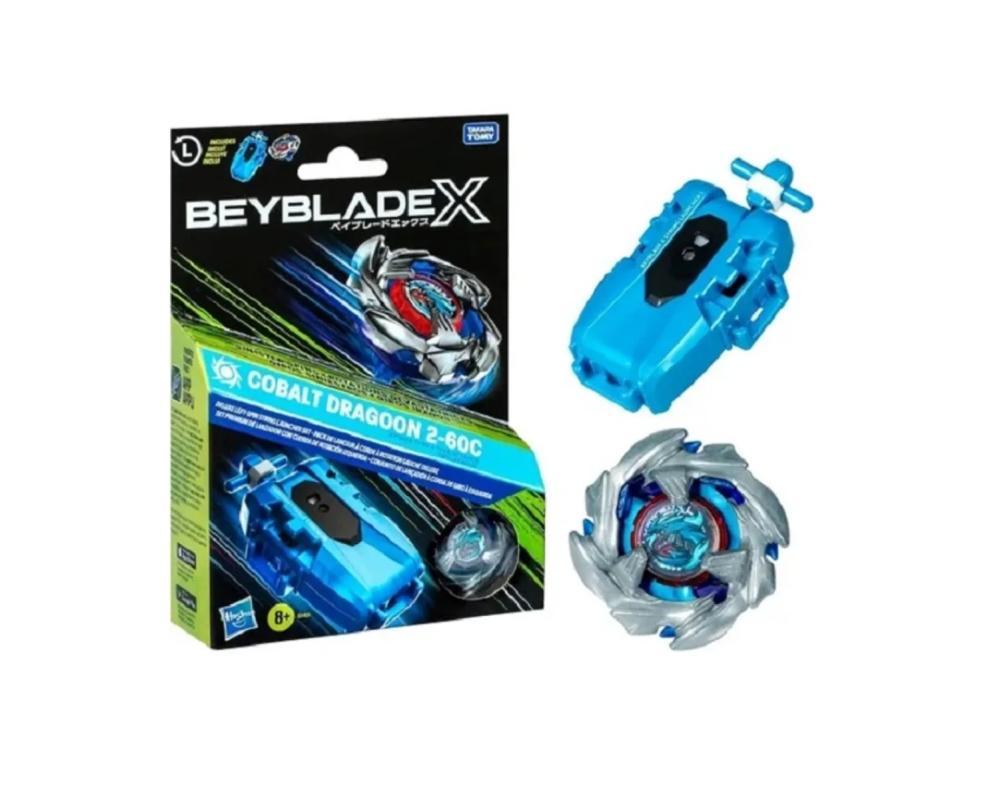 Beyblade X Lançador Cobalt Dragoon Deluxe - G1491 - Hasbro - 1