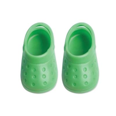 Sapatinho para Boneca - Crocs Verde - 6cm  - Laço de Fita